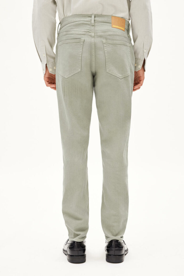 5-pocket broek lichtgroen - Afbeelding 2