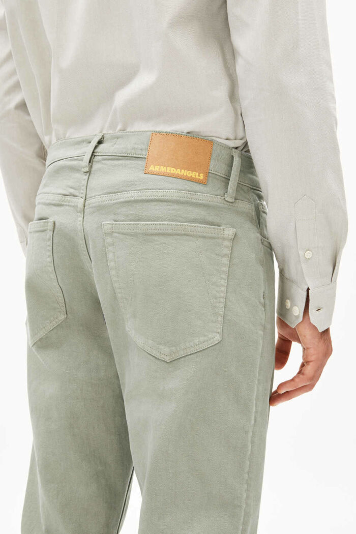 5-pocket broek lichtgroen - Afbeelding 3