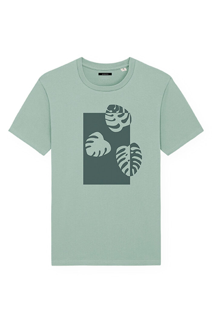 T-shirt Monstera groen