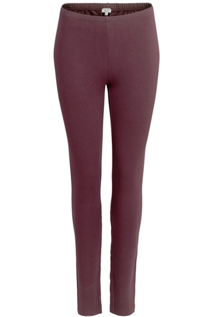 Dikke legging met elastan Burgundy - Afbeelding 2