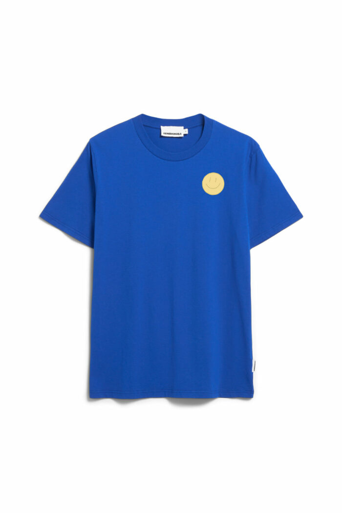 T-shirt smile blauw