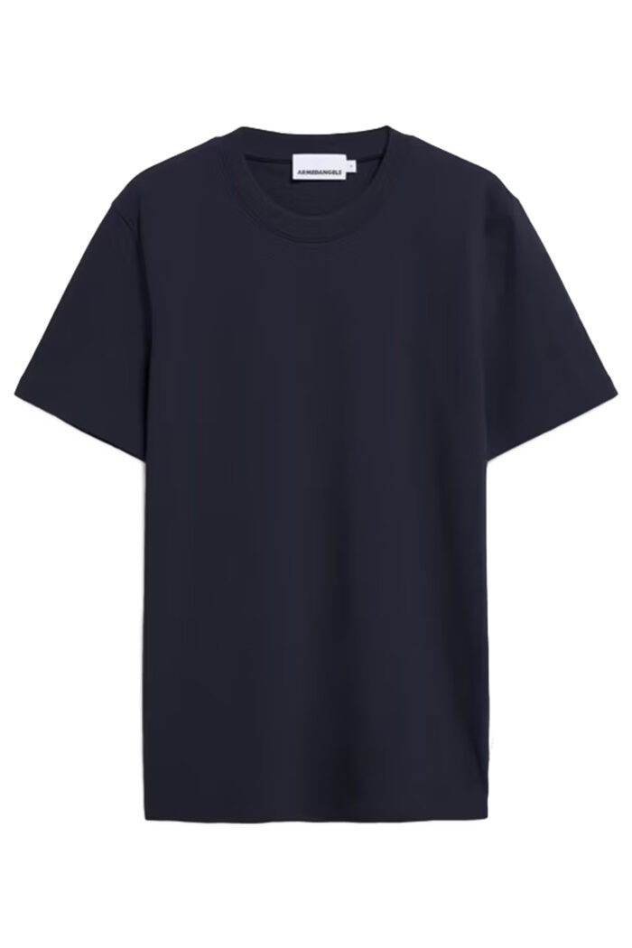 Stevig ruimtvallend t-shirt donkerblauw