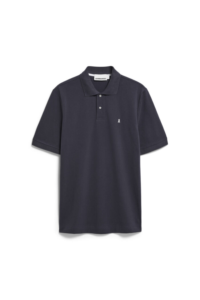 Poloshirt pique donkerblauw