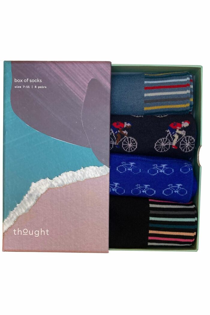 Cadeaubox bamboesokken Fietser