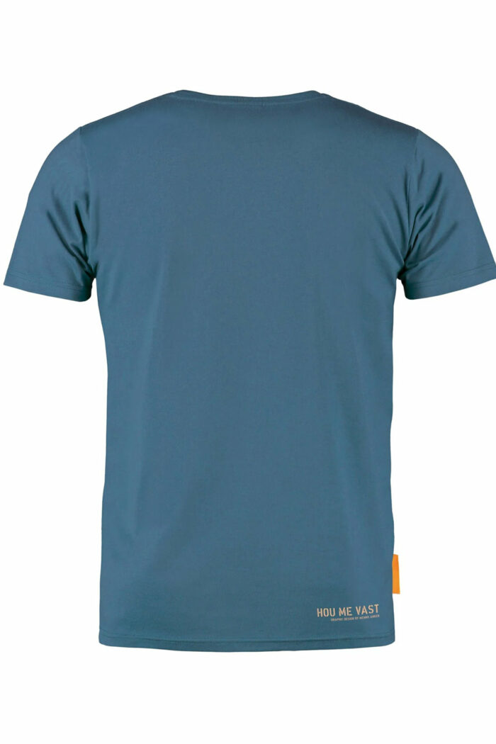 Blauw T-shirt ronde hals Hou me vast - Afbeelding 3