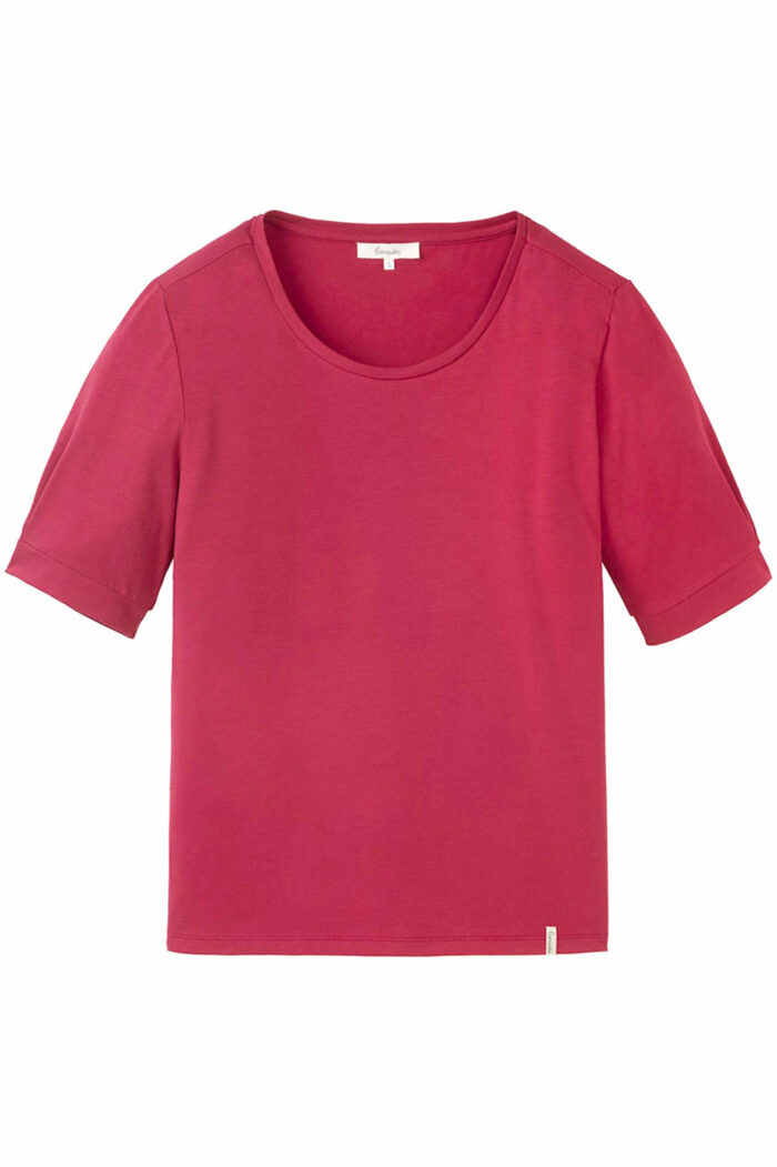 T-shirt relaxed fit rood