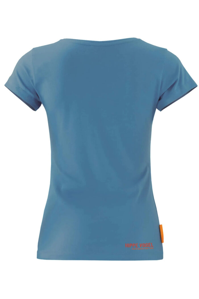 Dames t-shirt ronde hals Roodborstje - Afbeelding 3